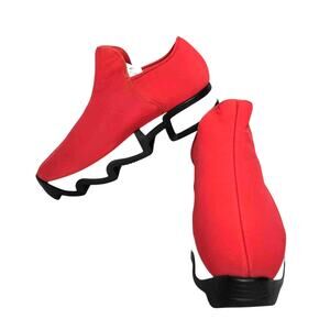 iRi Women's WES I Red Low Top Sneaker Size 43 NWOB Neoprene